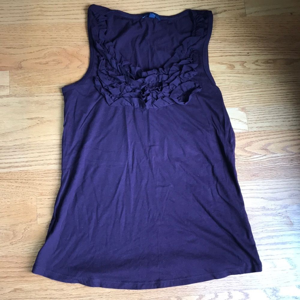 GAP sleeveless top with ruffle detail